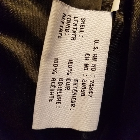 Andrew Marc Womens Kylie Leather  Racing Jacket - Picture 6 of 6